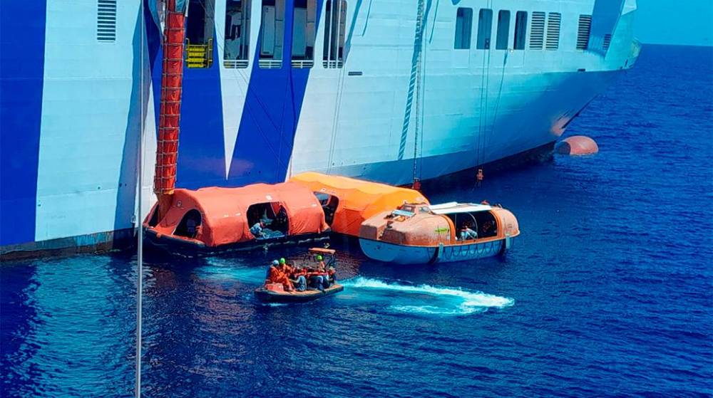 Todos los pasajeros del ferry “Tenacia” se encuentran ya en Valencia