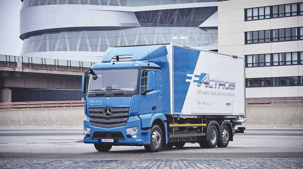 Dachser probar&aacute; el eActros, el cami&oacute;n 100% el&eacute;ctrico de Mercedes