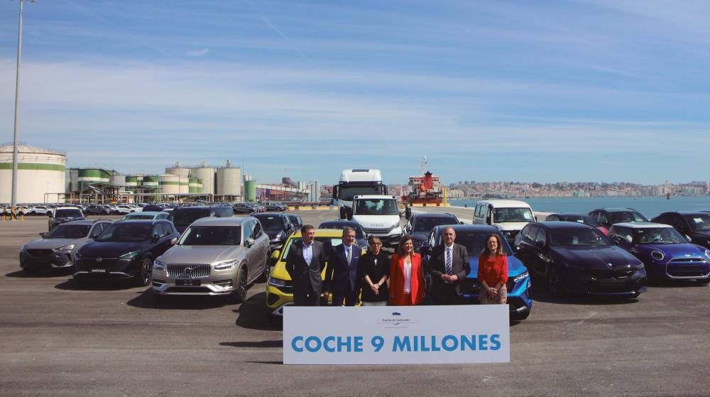 El coche 9 millones refleja la “profesionalidad, eficiencia y capacidad” del Puerto de Santander