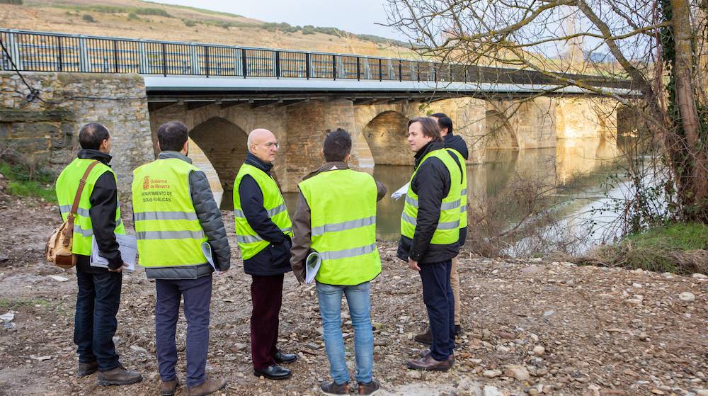 Los veh&iacute;culos pesados podr&aacute;n circular por la carretera NA-700 en Navarra tras el refuerzo del tablero del Puente de Ibero