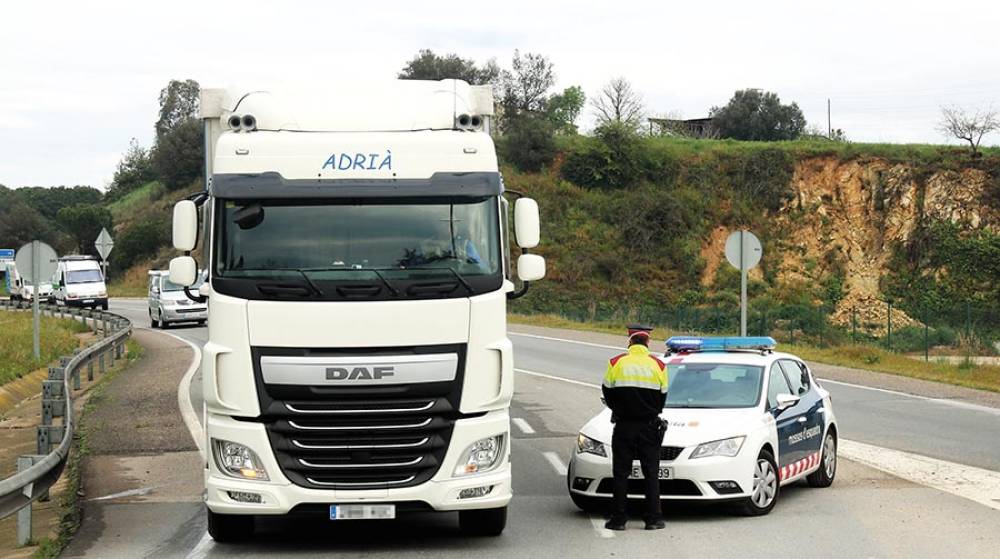 El sector del transporte terrestre en Catalunya reivindica su labor