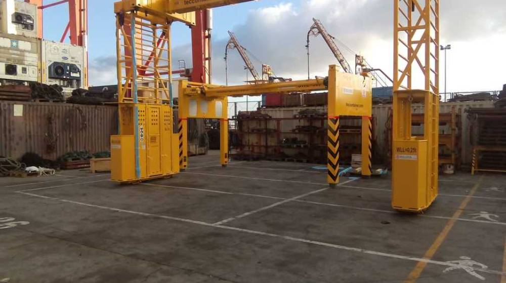 Tec Container provee de maquinaria portuaria a Boluda para sus gr&uacute;as en Las Palmas y Vilagarc&iacute;a