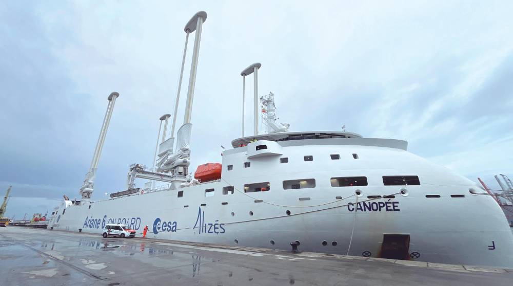 Erhardt Logistics gestiona la escala del innovador buque “Canopée” en el Puerto de Vigo