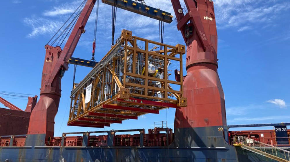 Berg&eacute; opera la log&iacute;stica&nbsp;de piezas de una central petroquímica en Amberes