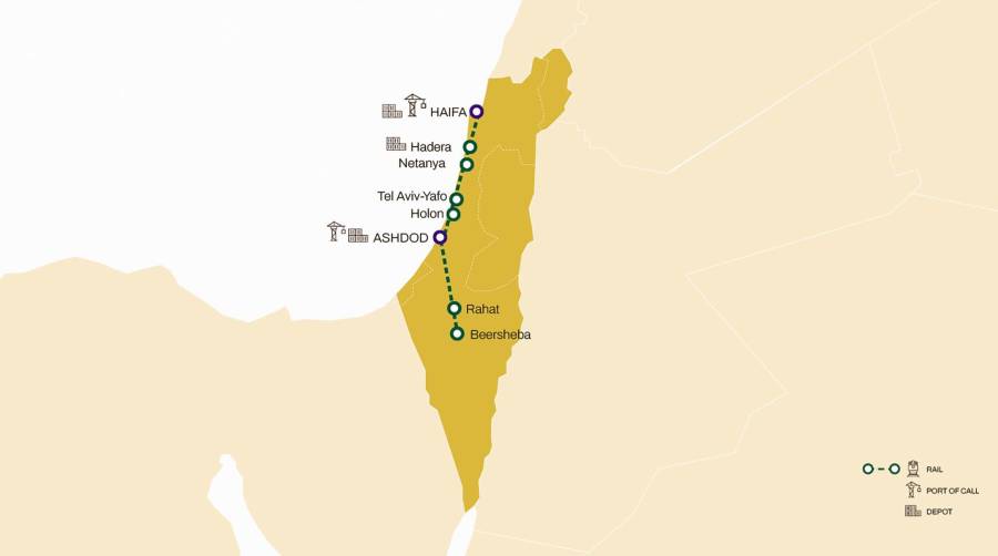 Los puertos de Haifa y Ashdod observan una evolución gradual y positiva de su conectividad marítima. Fuente: UNCTAD.