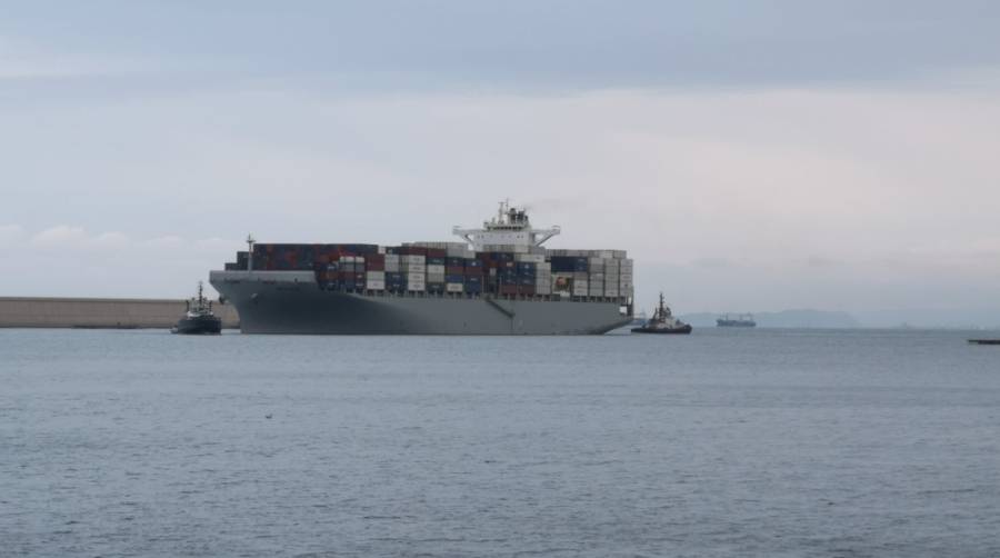 El portacontenedor &ldquo;Skiathos I&rdquo; atrac&oacute; el 1 de mayo en el Puerto de Valencia, procedente de Barcelona.