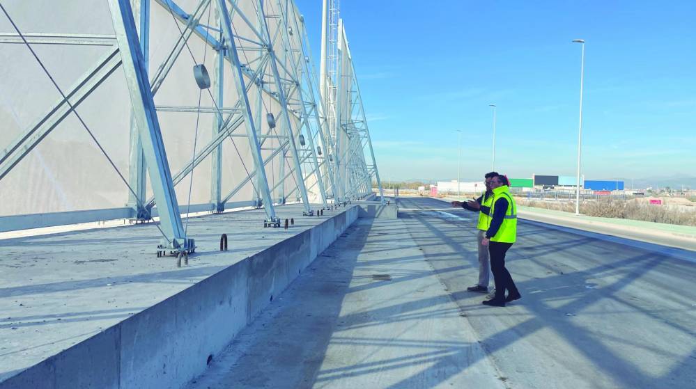 Castellón acondicionará las pantallas atrapapolvo del Muelle de la Cerámica