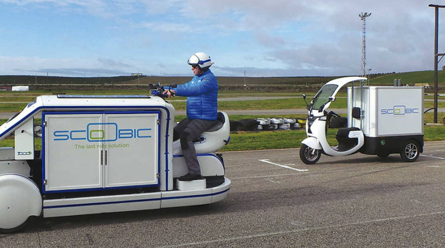 Scoobic realiza una prueba piloto en el circuito Karting Sevilla en Alcal&aacute; del R&iacute;o.