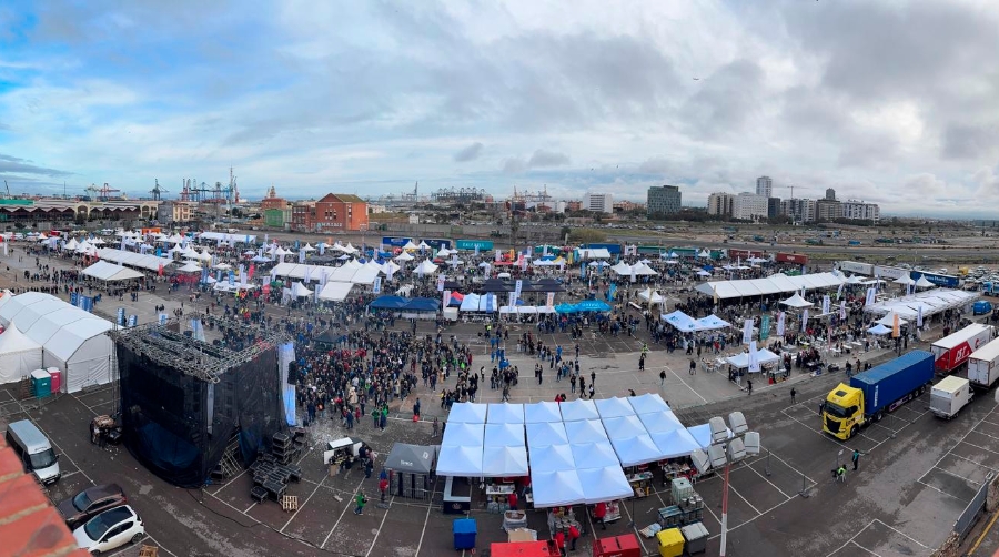 La Fiesta de la Logística de Valencia se sobrepone a las inclemencias y bate todos sus registros con 12.500 logísticos