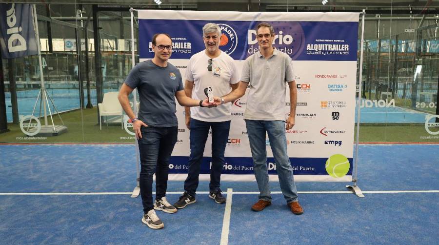 Trasmed GLE y Transportes Chavarría e Hijos, empresas ganadoras del I Torneo de Pádel Diario del Puerto