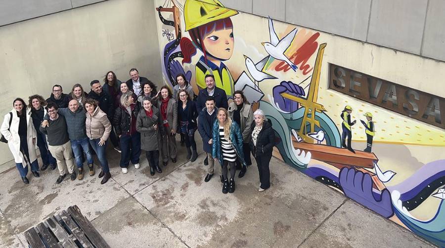 El CPE de Valencia inaugura un mural con motivo del Día de la Mujer