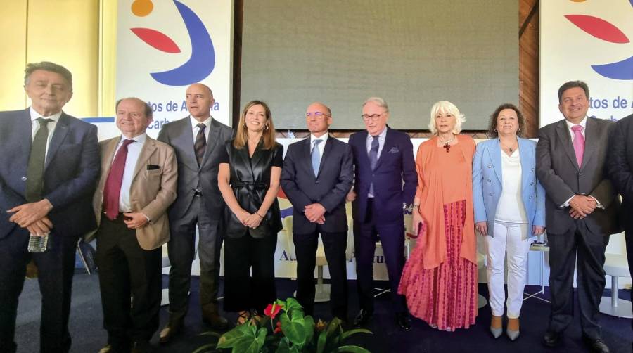 Representantes de las autoridades portuarias de Andalucía y Murcia en la jornada de RETE celebrada en Almería.