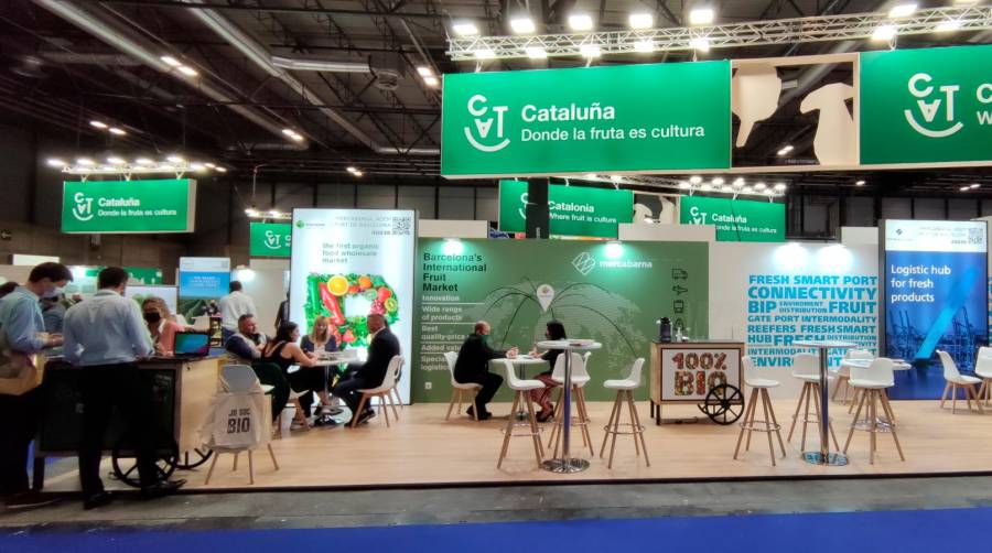 Stand de Mercabarna en Fruit Attraction 2021.