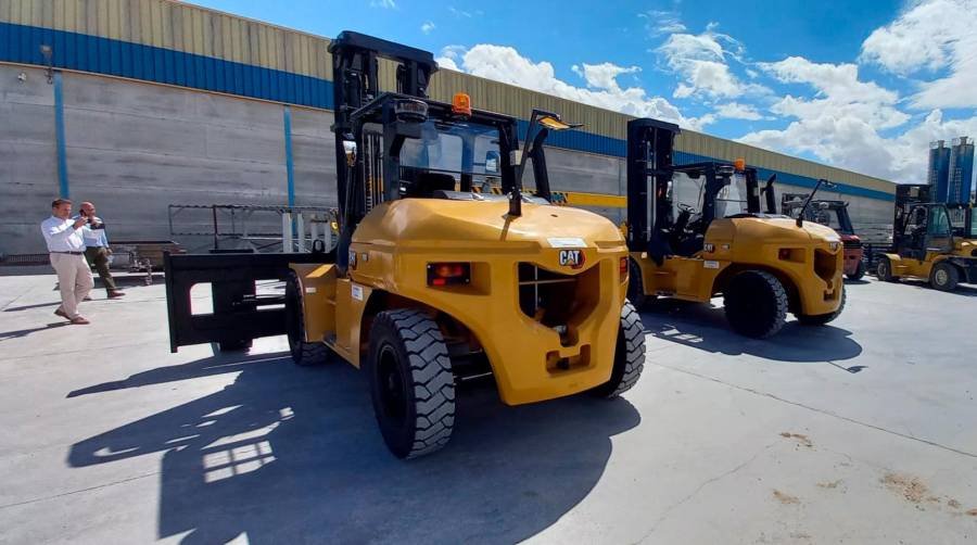 Alfaland entrega en Toledo las dos primeras contrapesadas de CAT de 10 toneladas