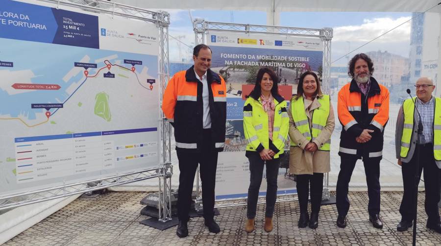 AP de Vigo y Xunta trabajan en un nuevo espacio accesible a la ciudadanía en el borde marítimo