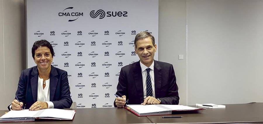 SUEZ suministrará 100.000 toneladas de biometano anuales a CMA CGM hasta 2032