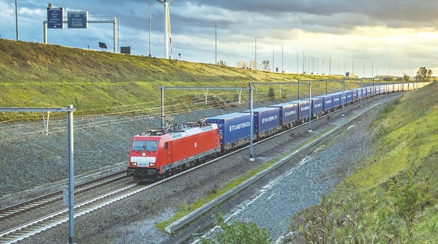 Uno de los trenes de la firma que conectan Amberes (Bélgica) y Mouguerre (Francia).