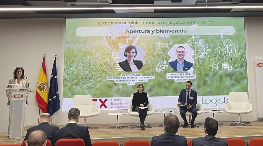 Inauguración de la jornada organizada por Logistop y el ICEX.