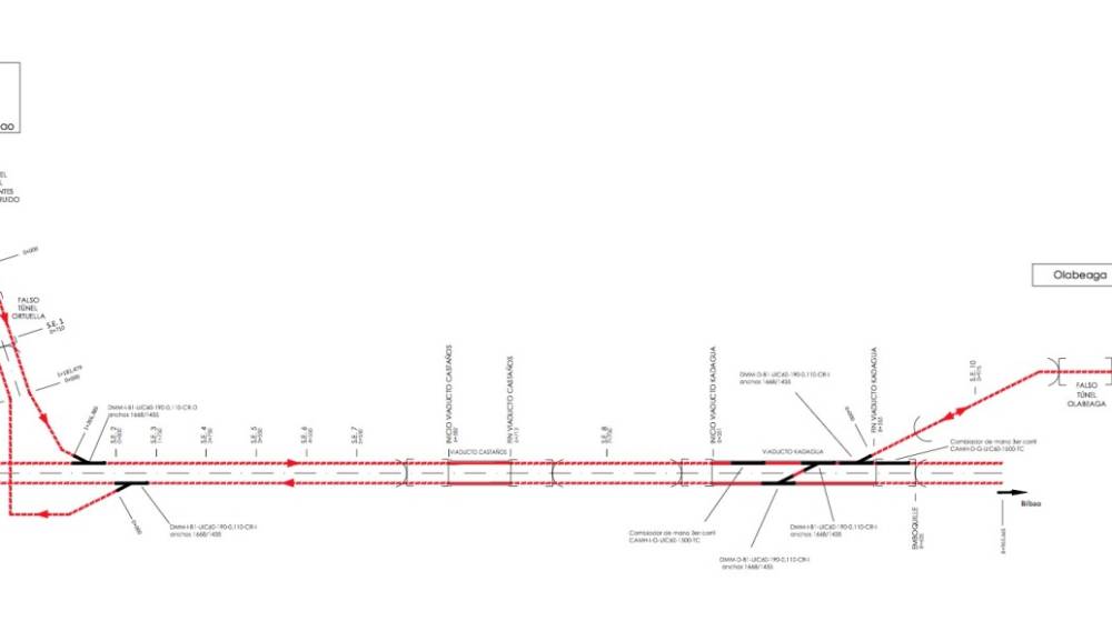 El trazado de la Variante Sur Ferroviaria de Bilbao Fase I se elegir&aacute; entre dos alternativas