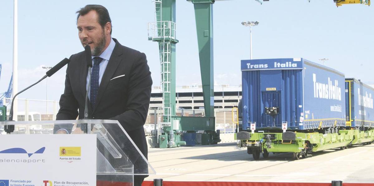 Inauguración autopista ferroviaria Valencia Madrid