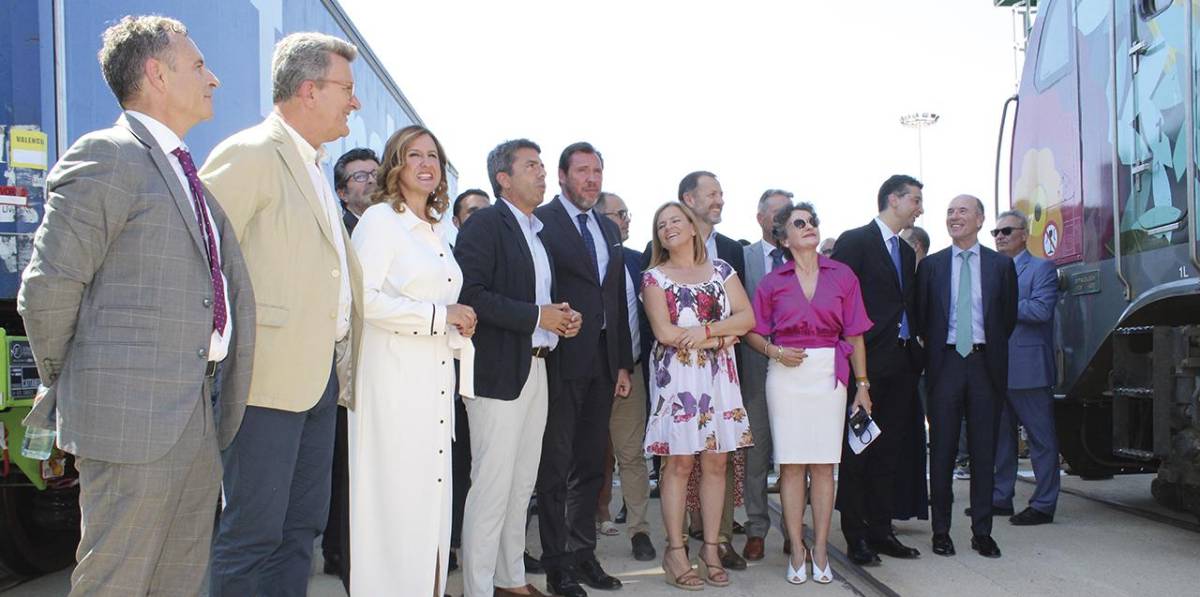 Inauguración autopista ferroviaria Valencia Madrid