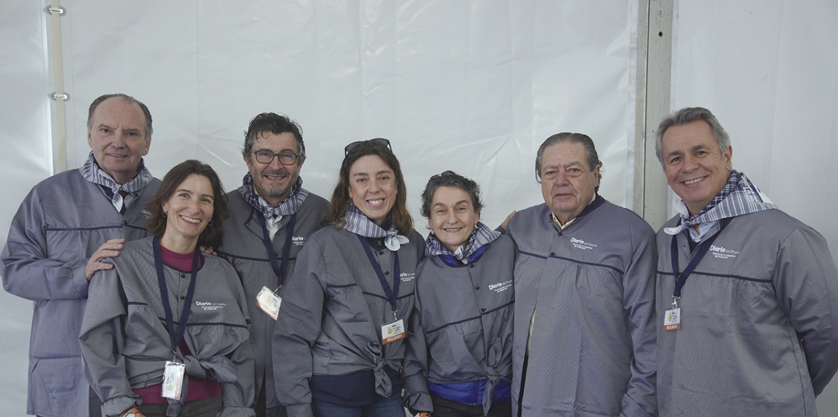 Jurado B: José Vicente Morata, presidente de Cámara Valencia; Marta Catalán, jefa regional de Aduanas e IIEE; ÁlvaroRodríguez, presidente de Puertos del Estado; Elena Delgado, capitana marítima de Valencia; Mar Chao, presidenta dela APV; Vicente Boluda, presidente de AVE; y Diego Lorente, director y secretario general de AVE.