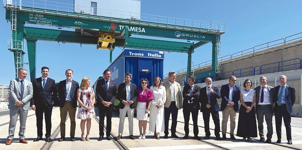 Inauguración autopista ferroviaria Valencia Madrid