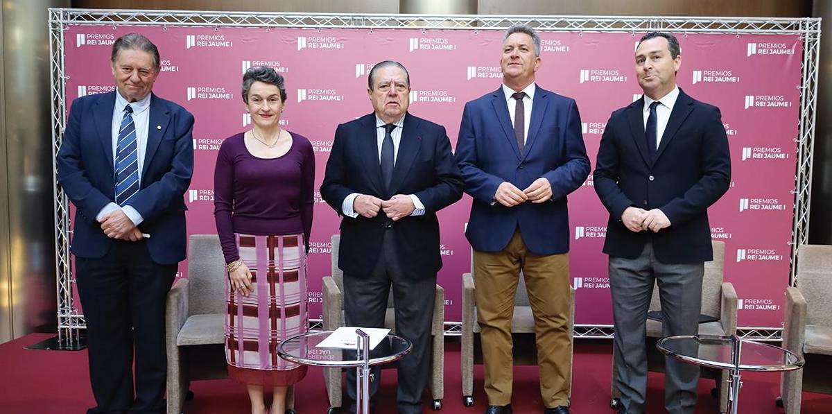 Javier Quesada, Mar Chao, Vicente Boluda, Vicente Martínez y Gustavo Santana. Foto R. T.