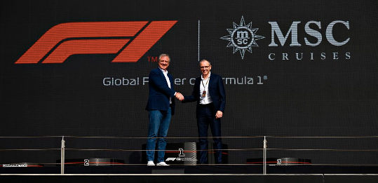 MSC Cruceros, patrocinador global de Fórmula 1 para la temporada 2022