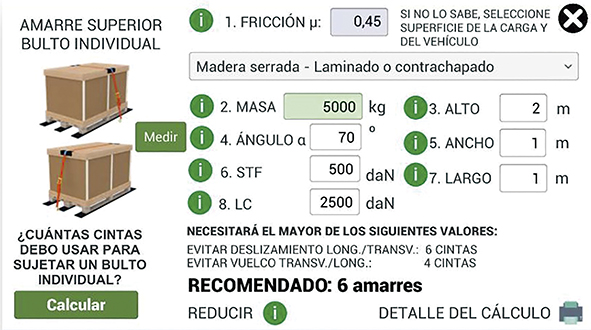 El Gobierno Vasco lanza una aplicaci&oacute;n digital para el c&aacute;lculo de estiba y amarre en camiones