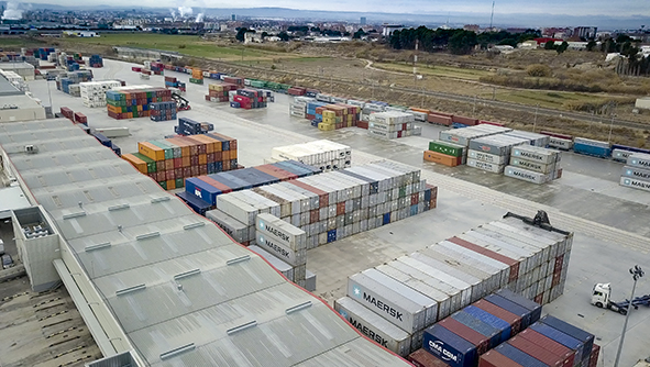 La Terminal Marítima de Zaragoza ha aumentado en un 5% el n&uacute;mero de movimientos ferroviarios, que llegaron a los 72.331 al cierre de junio 2020.