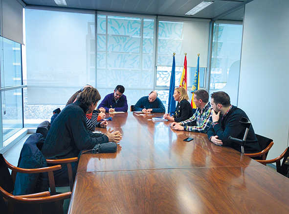 Representantes de ATDAPA se entrevistaron con Joan Piquer, director general de Cambio Clim&aacute;tico y Calidad Ambiental.