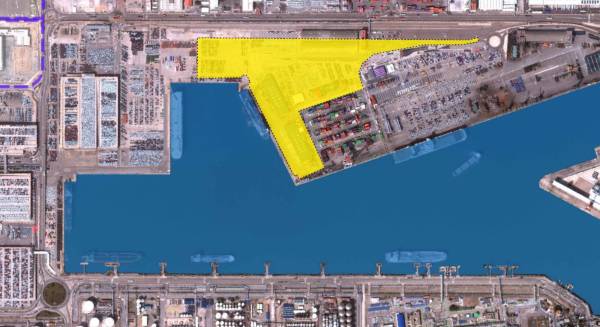 $!Plano del espacio que ocupará la futura terminal de vehículos de Port de Barcelona.