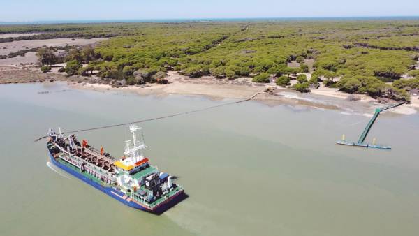 $!La Autoridad Portuaria de Sevilla ha regenerado las playas en el Espacio Natural de Doñana.