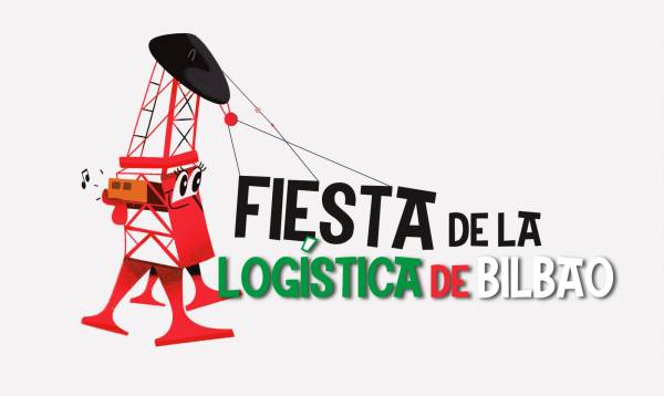 $!La Grúa Carola inspira la imagen de la Fiesta de la Logística de Bilbao.