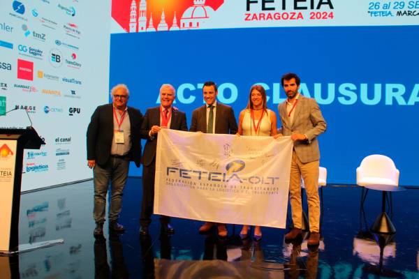 $!Desde la izquierda: Enríc Ticó, presidente de FETEIA; Manuel Herrera, presidente de ATEIA Las Palmas y miembro de ATEIA Tenerife; Ismael de Marcos, presidente de ATEIA Aragón; Blanca Guitart, directora de FETEIA; Martín Fernández, secretario técnico de FETEIA. Foto J.P.