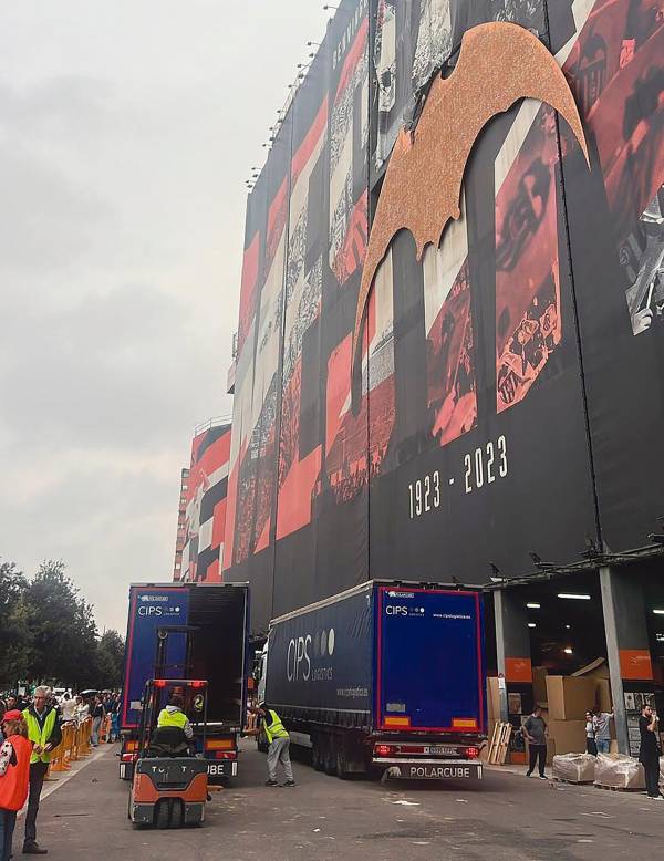 $!CIPS Logistics colabora de manera habitual con el Banco de Alimentos, y ha trabajado en las últimas semanas con el Valencia Club de Fútbol en la recogida y reparto de material solidario para los afectados por la DANA.