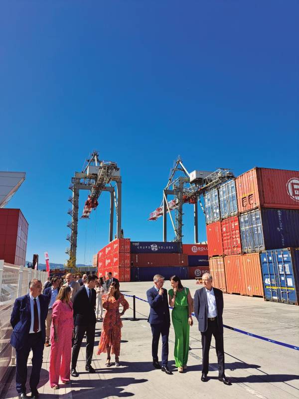 $!Boluda Maritime Terminals Santander activa su segunda fase e inaugura apartadero ferroviario