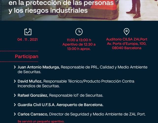 Jornada &quot;Innovaci&oacute;n y tendencias en la protecci&oacute;n de las personas y los riesgos industriales&quot;.