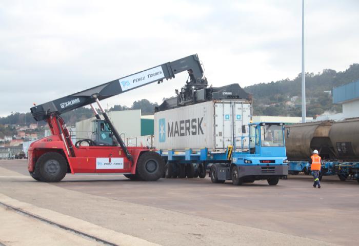 Maersk introduce un nuevo servicio ferroviario de carga en frío entre Algeciras y Marín.