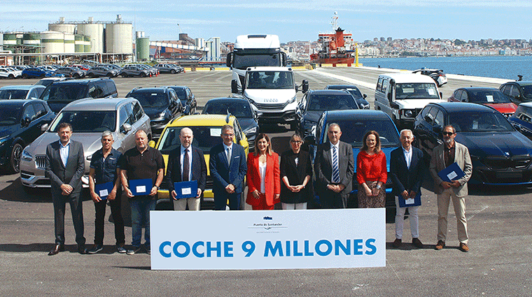 El coche 9 millones refleja la “profesionalidad, eficiencia y capacidad” del Puerto de Santander