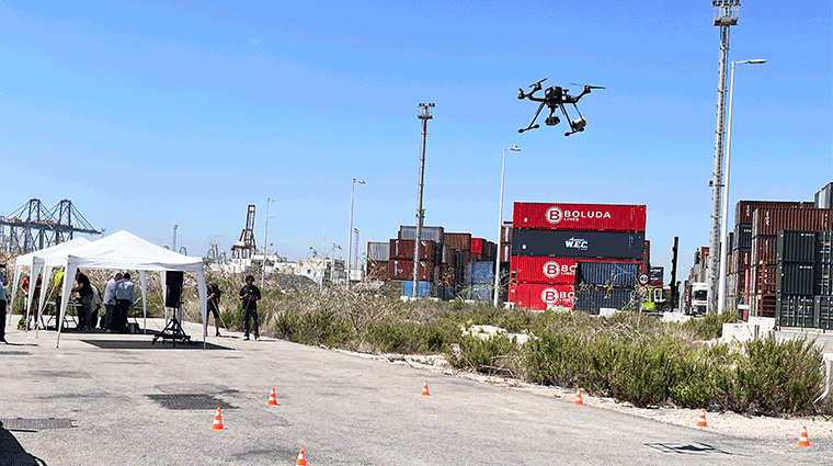 La APV se vale del 5G, drones autónomos y realidad aumentada para aumentar la seguridad portuaria