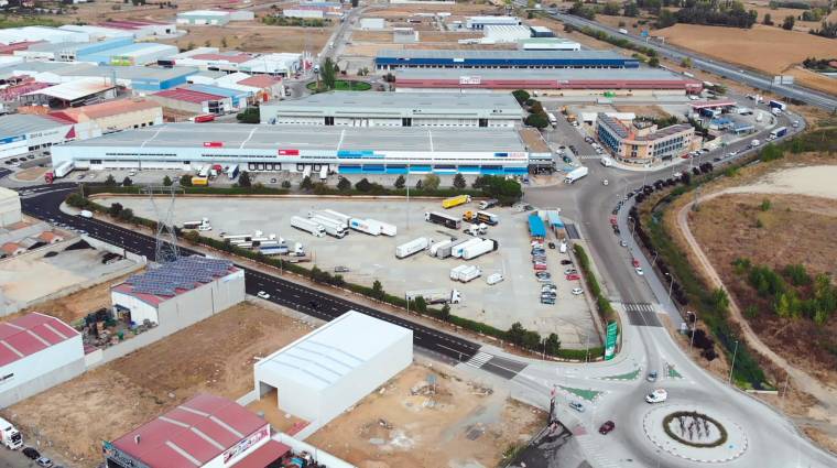 Imagen aérea del Centro de Transporte y Logística de Benavente (Zamora).