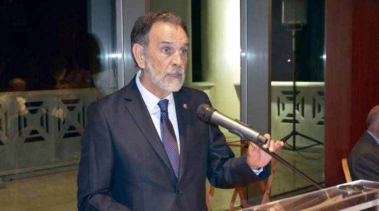Emilio Guardiola, presidente del Colegio Oficial de Agentes y Representantes Aduaneros de Valencia. Foto R. T.
