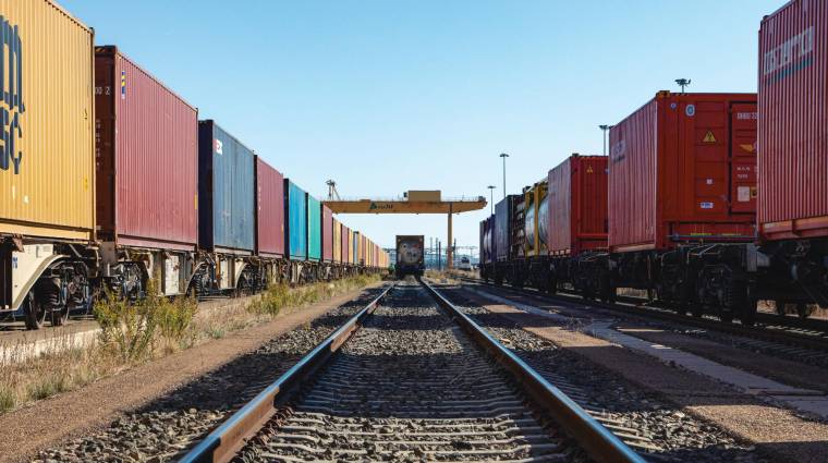 La terminal ferroviaria del Grupo CSP Spain aumentó el pasado año su tráfico de mercancías.