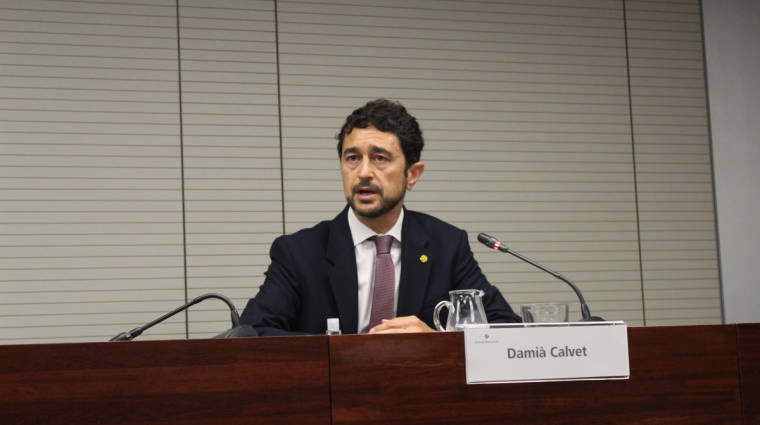 Dami&agrave; Calvet, presidente de la Autoridad Portuaria de Barcelona (APB). Foto A.Tejera.