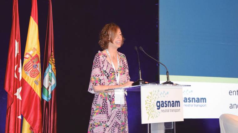 La presidenta de Gasnam Neutral Transport, Silvia Sanjoaquín. Foto M.C.
