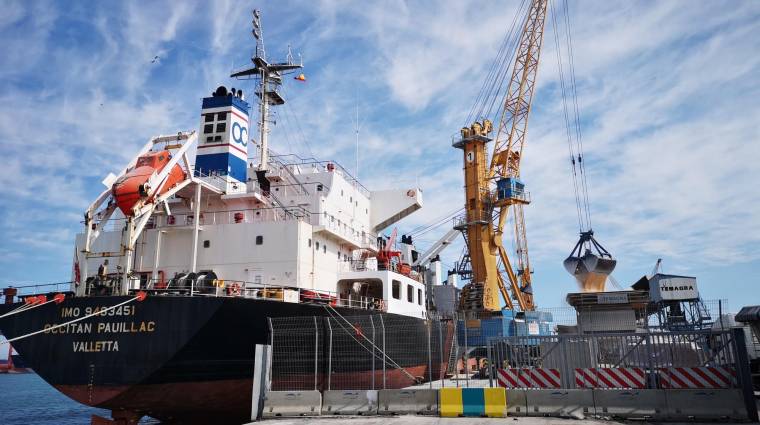 Entre enero y junio de 2024 han llegado al Puerto de València un total de 661.861 toneladas de grano y cereales procedentes de Ucrania.