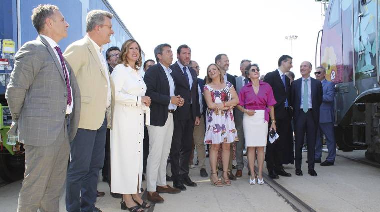 Inauguración autopista ferroviaria Valencia Madrid
