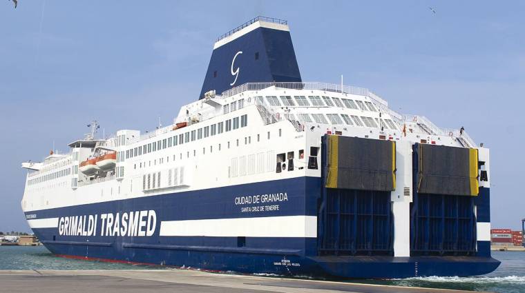 Con el apoyo de los buques ECO de Grimaldi, Trasmed es el proveedor con mayor oferta de metros lineales de carga en la zona de Levante. Foto: J.C.P.